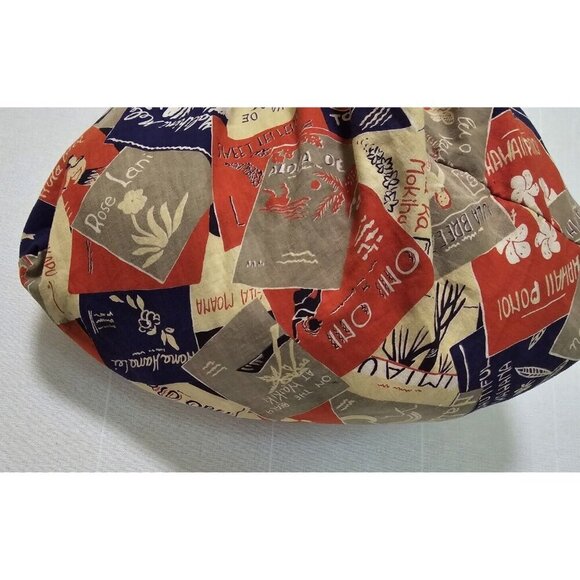 Womens Hawaii Print Shoulder Bag Purse Handmade Lightweight - Picture 6 of 9